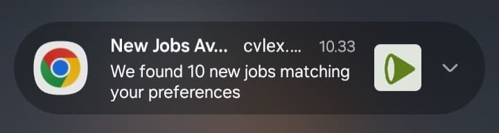 Android push notification example