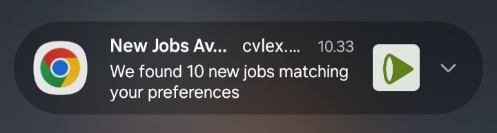 Android push notification example